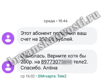 В Брянской области активизировались телефонные мошенники