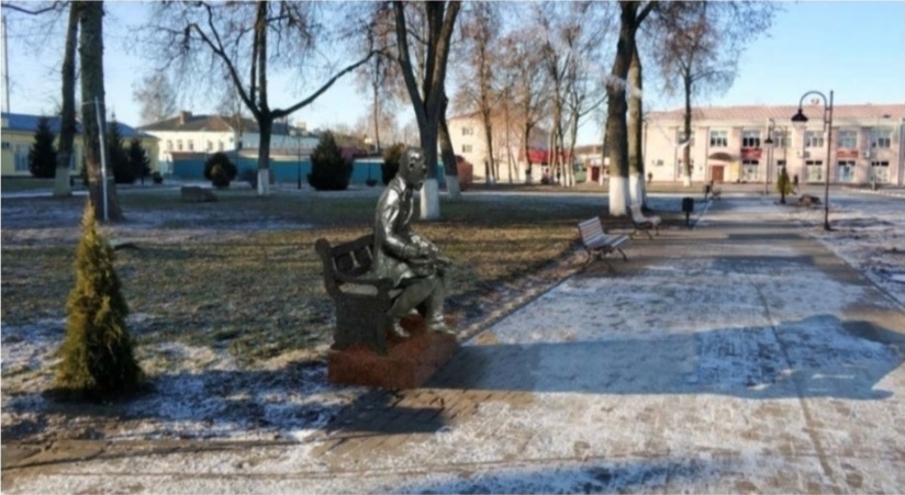В парке Стародуба появится скамейка с памятником министру Российской Империи