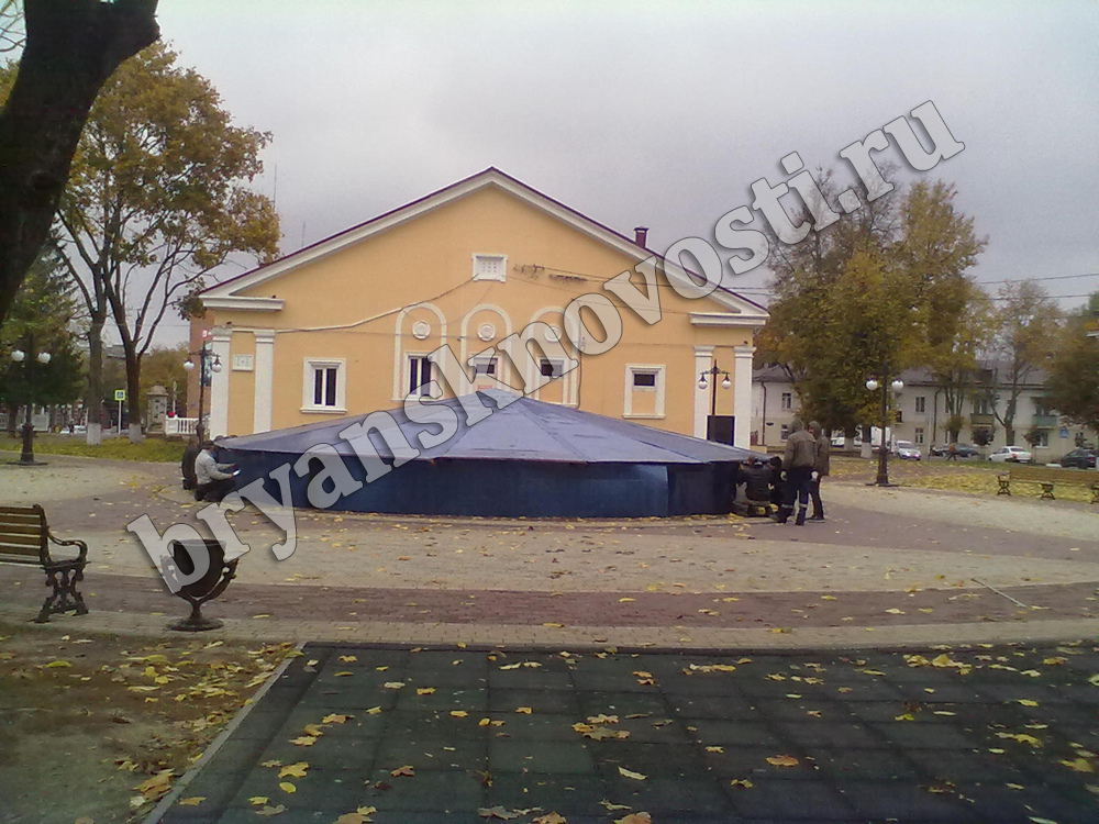 К первомайским праздникам в Новозыбкове заработает фонтан