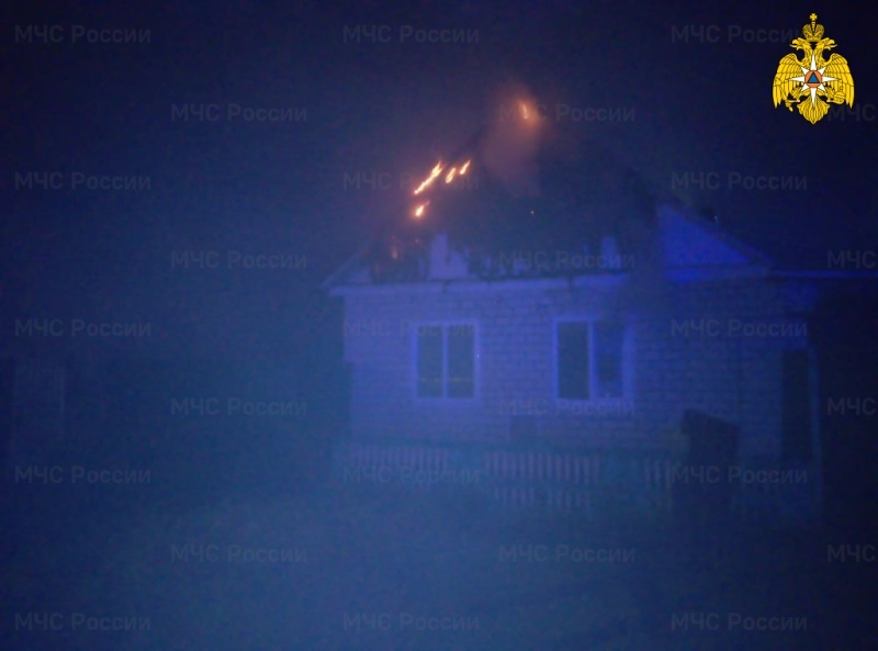 В Новозыбковском округе сгорел жилой дом
