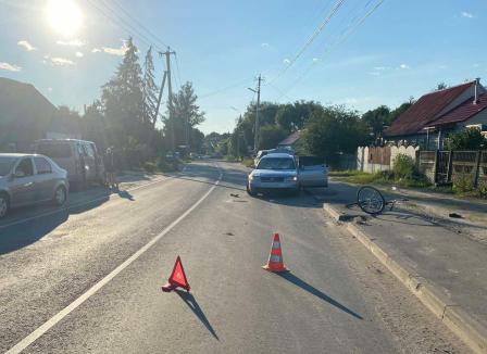 В Брянске 76-летняя велосипедистка попала в аварию