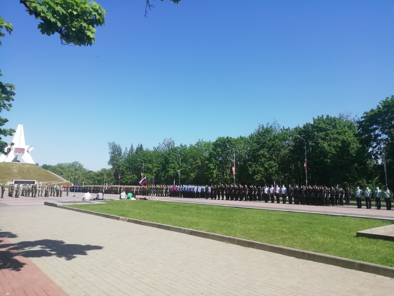 В Брянске проходит вторая репетиция Парада Победы