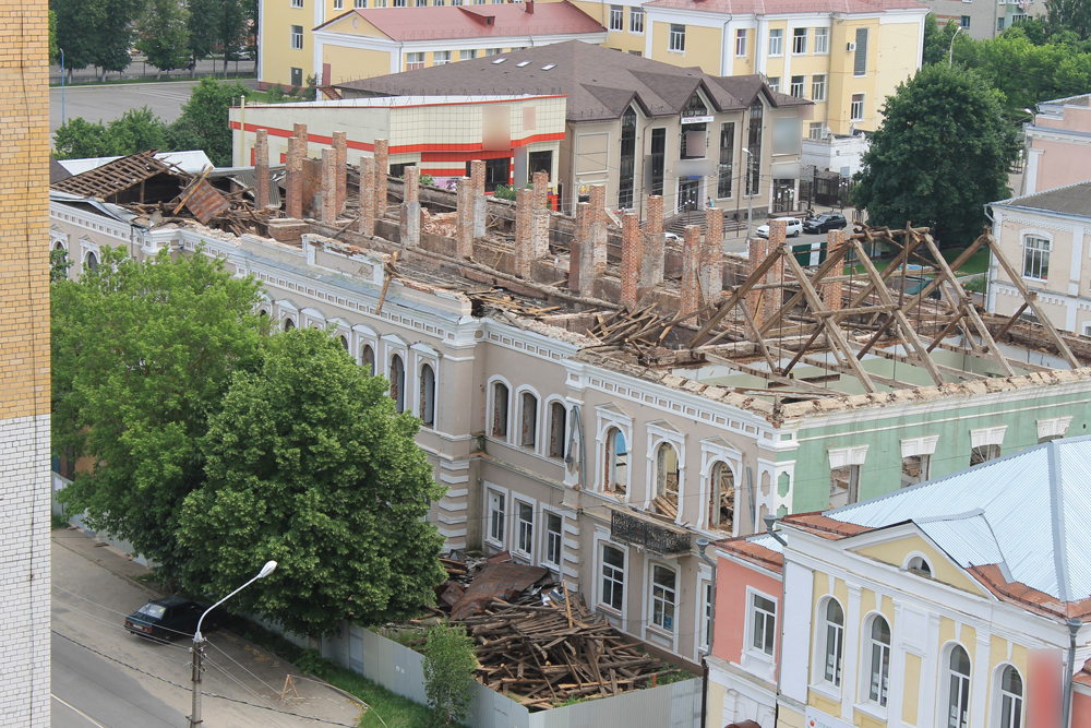 Прокуратура назвала реконструкцию исторического здания в Клинцах незаконной