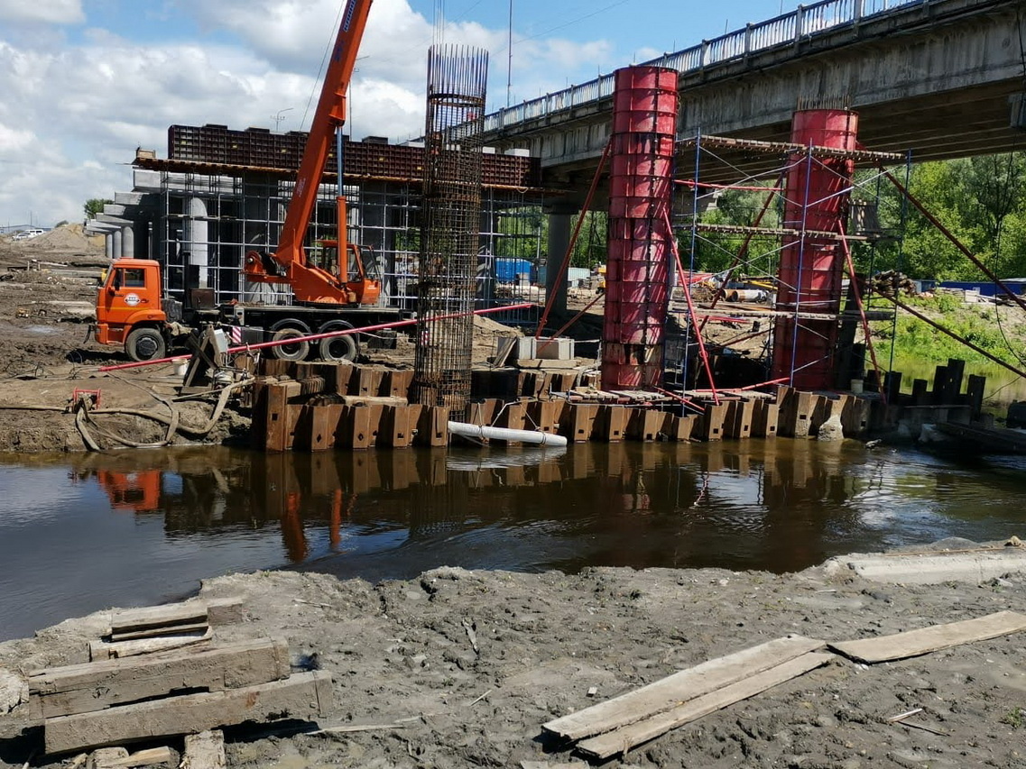 Литейный мост в Брянске готов на 60 процентов