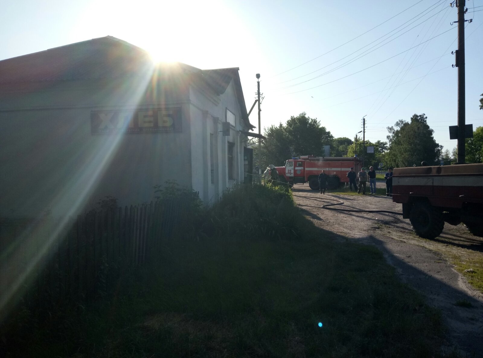 В Климовском районе сгорел магазин