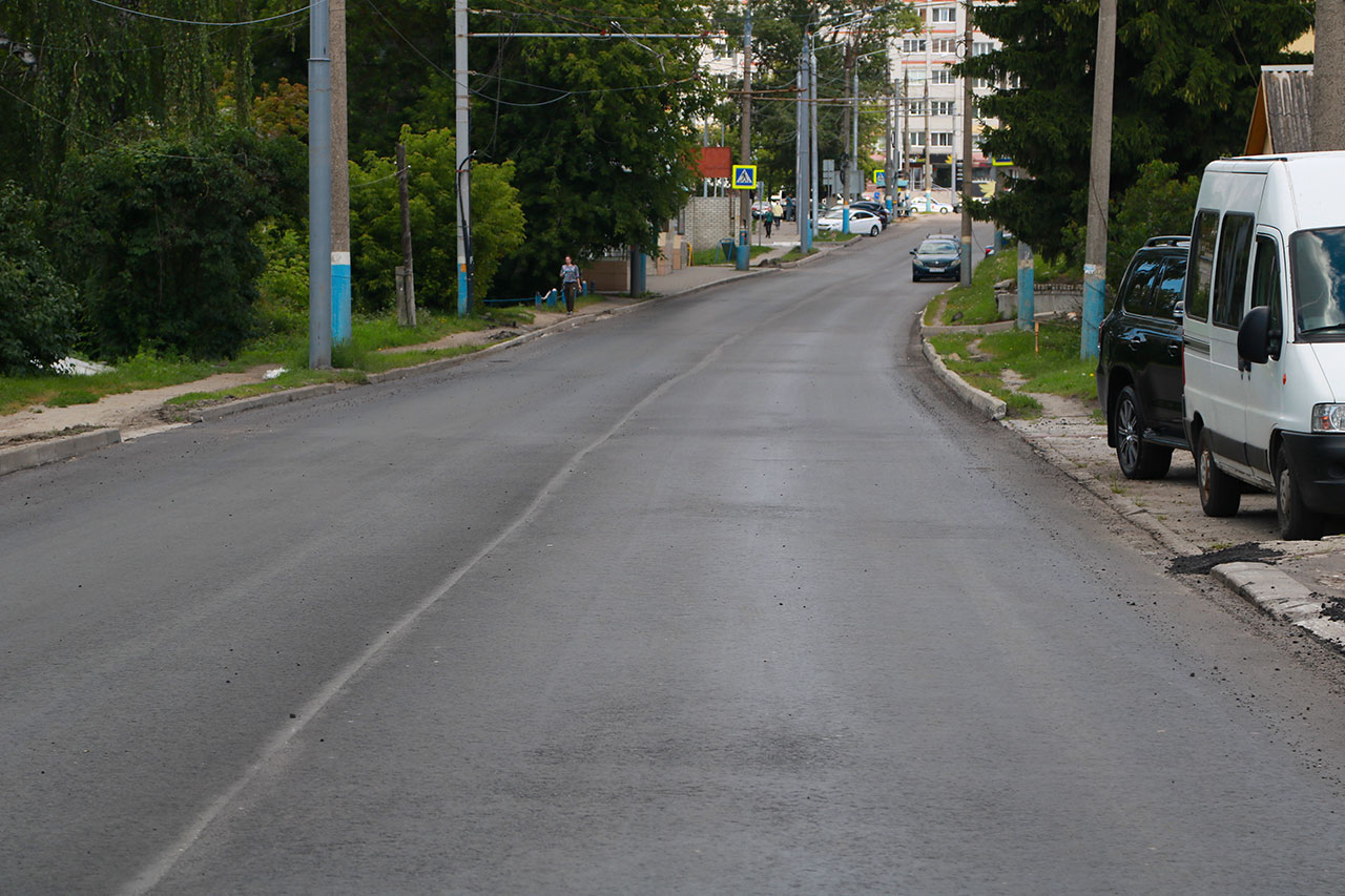 Комиссия забраковала новую дорогу по улице Фокина в Брянске