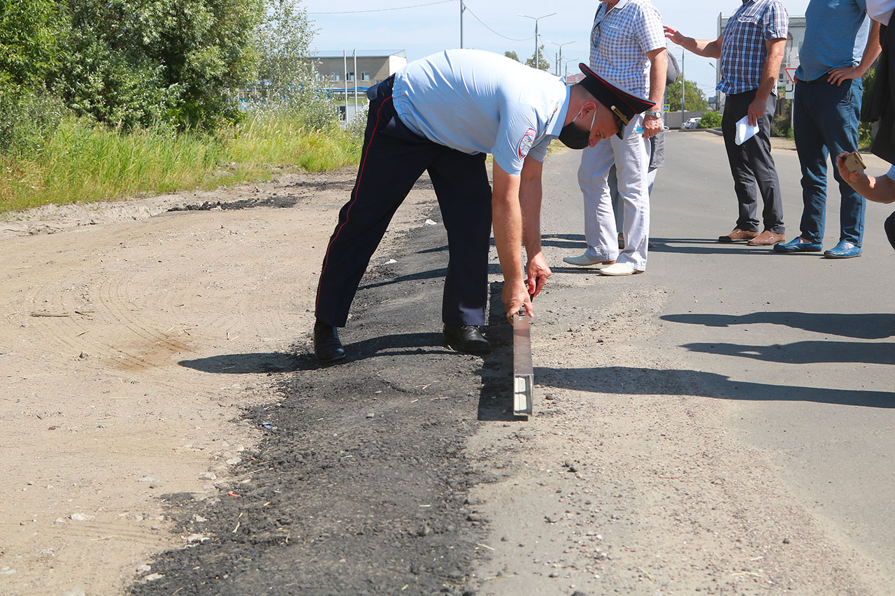 Комиссия не приняла дорогу на улице Кислородной в Брянске