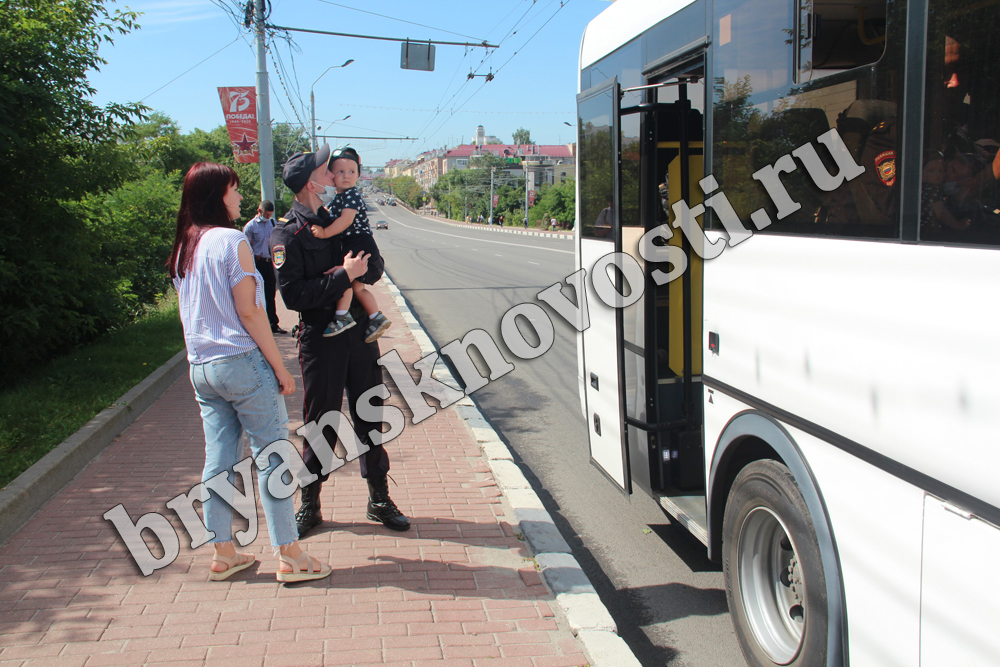 Сводный отряд полиции из Брянской области направлен в командировку в Северную Осетию