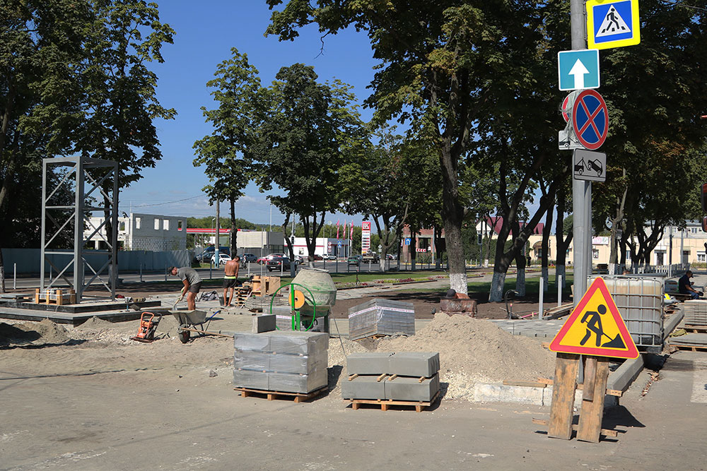 Ленин на реставрации. Привокзальную площадь в Брянске откроют в сентябре