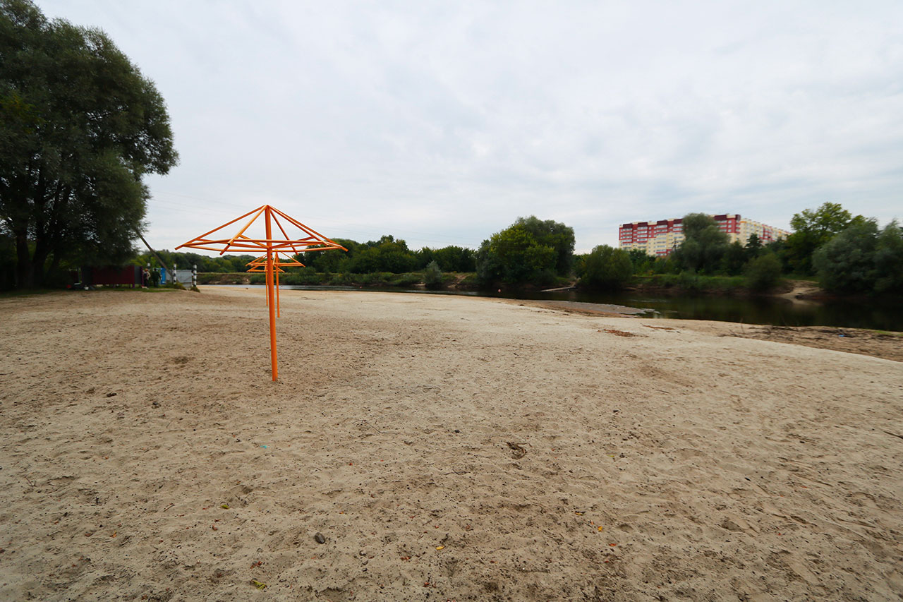 Грибки, М и Ж, песок — в Бежице к концу лета благоустроят пляж