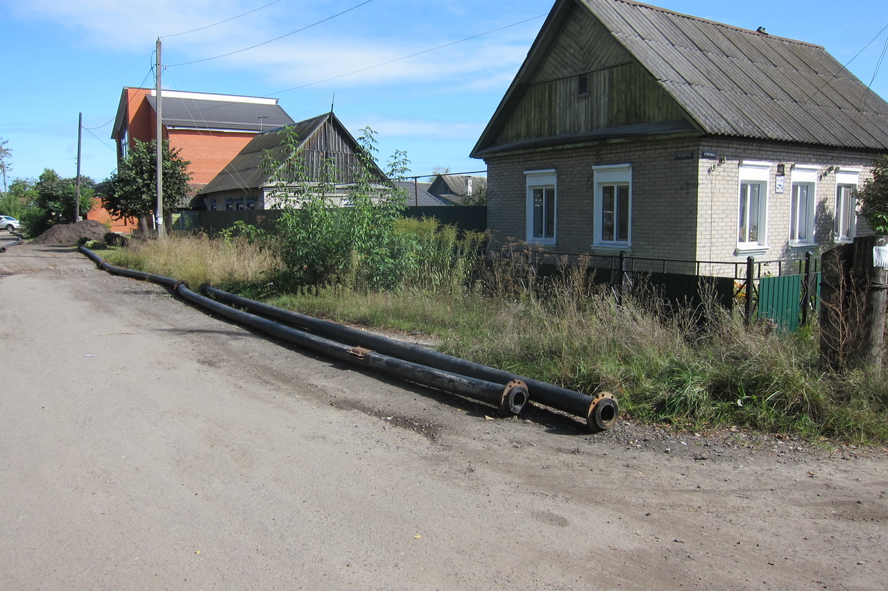 В Брянске устранили «дурно пахнущую» аварию на Новом городке