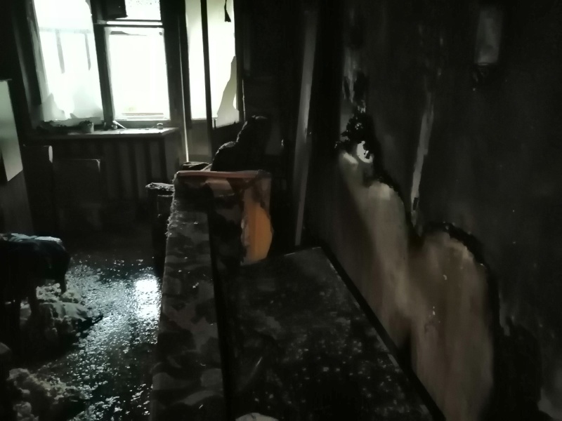 В Бежицком районе Брянска пожар в квартире наделал убытков
