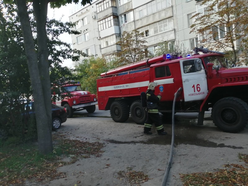 При пожаре в Новозыбкове погиб 40-летний мужчина
