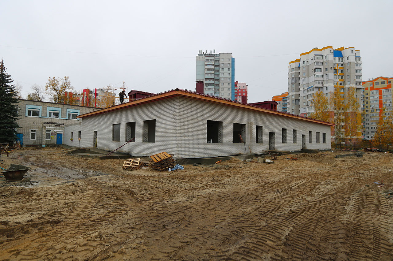 Ясли в детском саду «Голубые дорожки» в Брянске планируют достроить до конца декабря