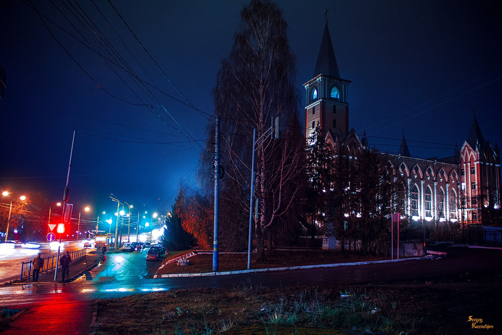 Фото брянска ночью