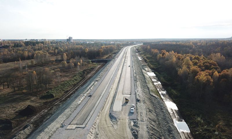 Шестиполосная дорога Брянск-I — Брянск-II обеспечит максимальную пропускную способность на 30 лет (ФОТОРЕП)