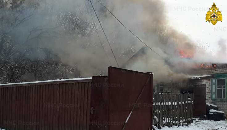 В Клинцовском районе травмирован человек при пожаре