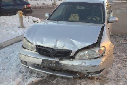 В Брянске торопливый водитель попал в дорожную аварию