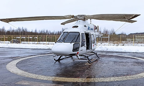 Маленького пациента из Новозыбкова доставили в Брянск на вертолете