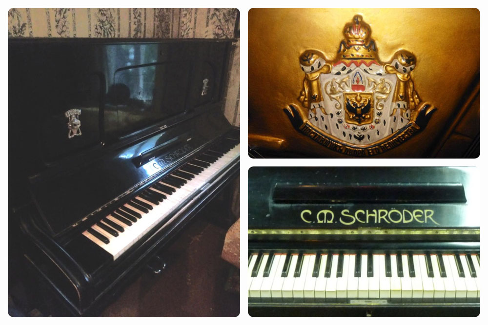 Жительница Брянска подарила брасовскому музею дореволюционное пианино