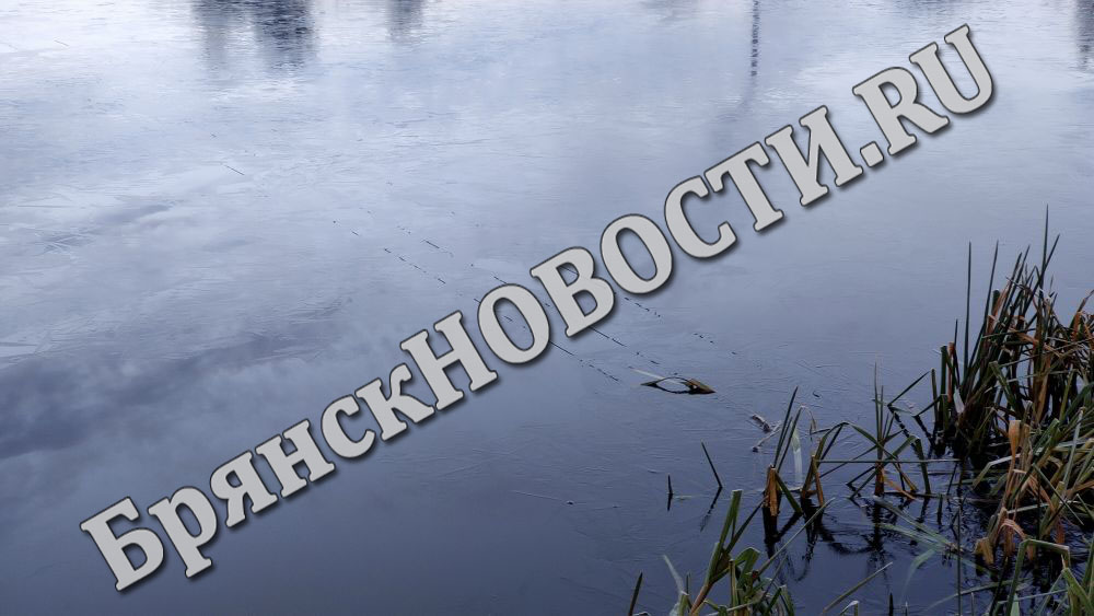 Озеро Ржавок в Почепском районе промёрзло до 10 см