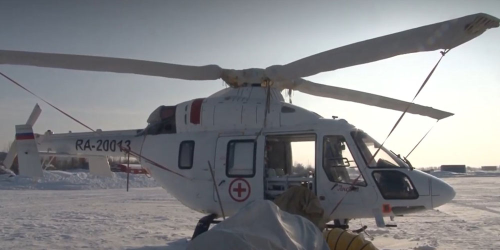 Первый доставленный на вертолёте из Суземки пациент скончался в реанимации