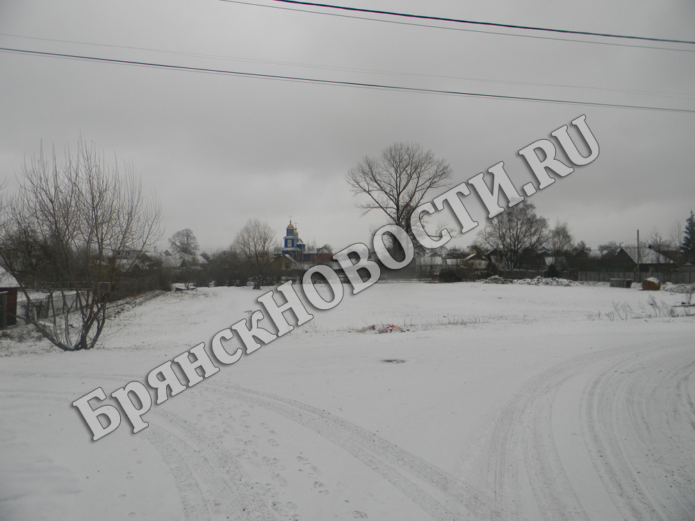 В Новозыбков пришла зима