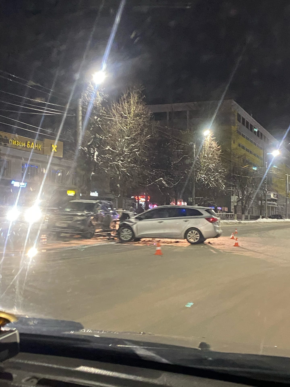 Возле автовокзала в Брянске произошло ДТП