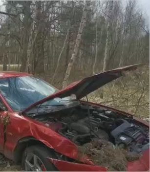 В дорожной аварии пострадали водитель и пассажирка в Брянской области
