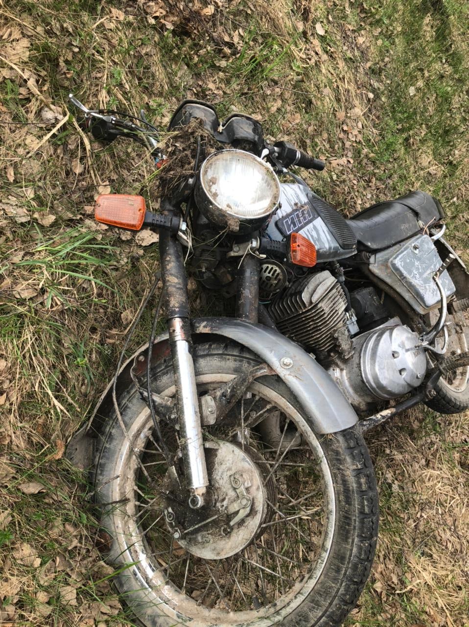 Госавтоинспекторы выложили фотографию печального последствия ДТП с мотоциклистом в Злынковском районе