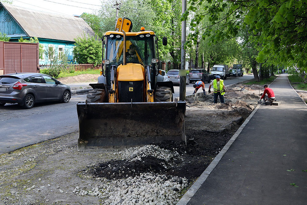 Капитальный ремонт на переулке Осоавиахима в Брянске выполнен на 50 процентов