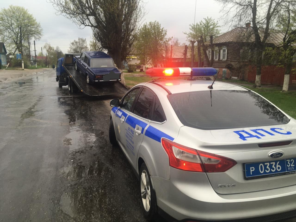 Пьяный водитель задержан в Климово
