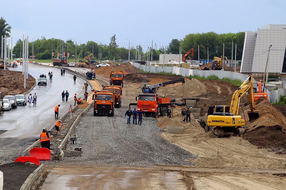 Движение транспорта на улице Объездной в Брянске планируют открыть 21 июня