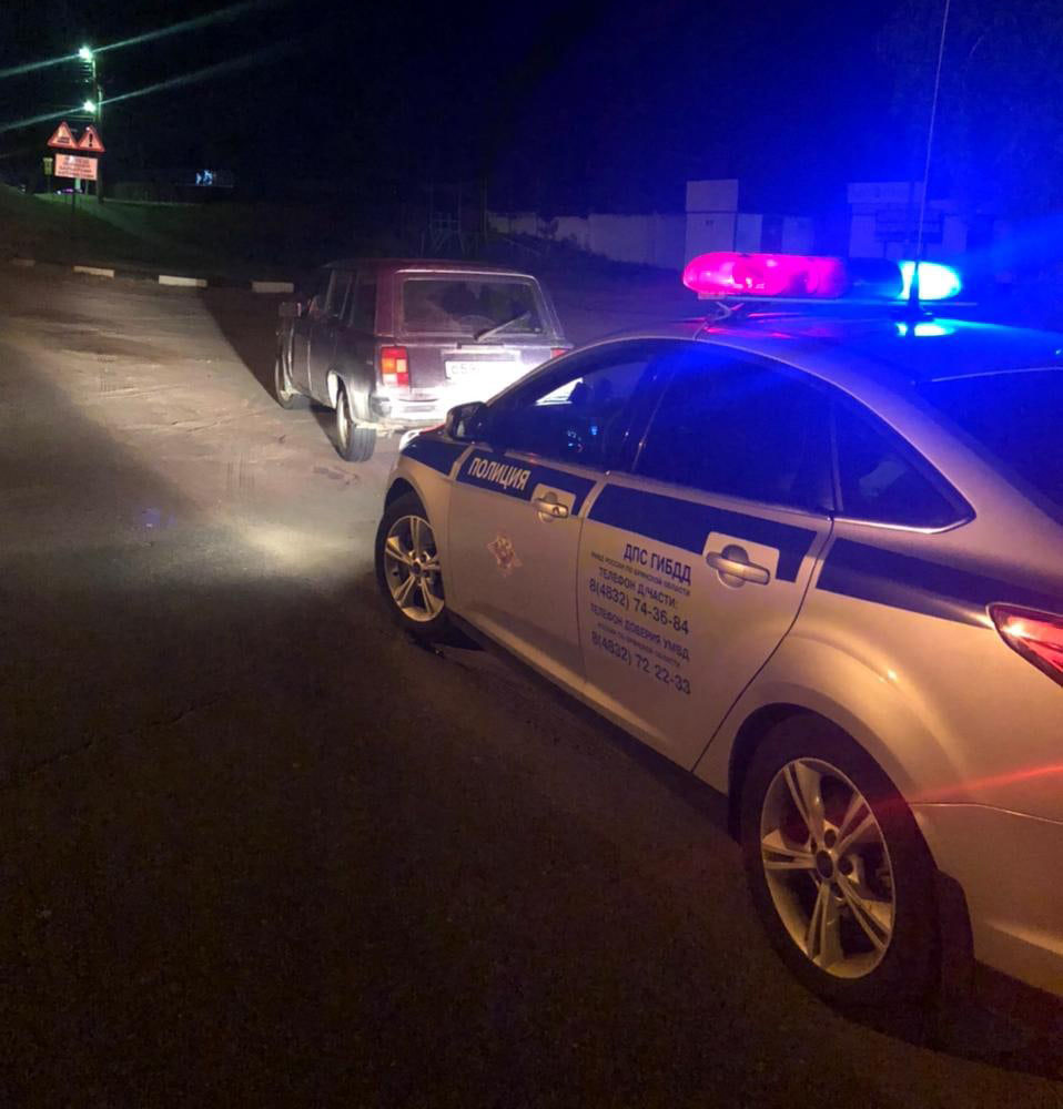 Ночью на улицах Новозыбкова остановлены три пьяных водителя