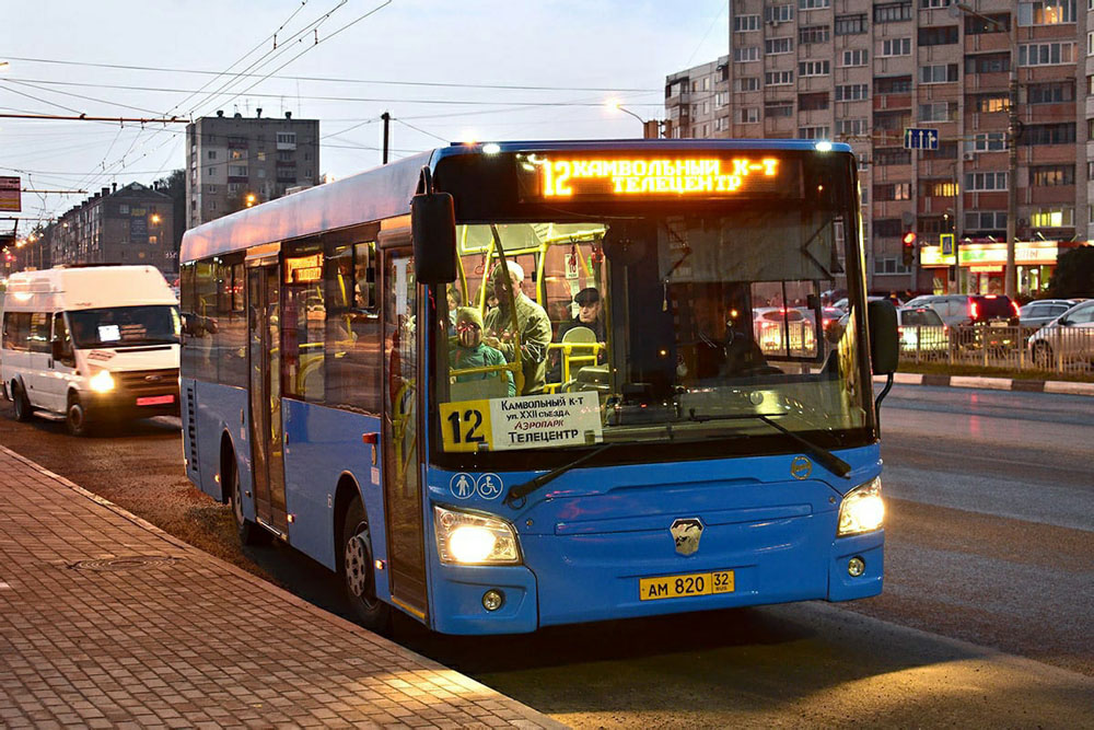 В Брянске не хватает водителей для синих автобусов