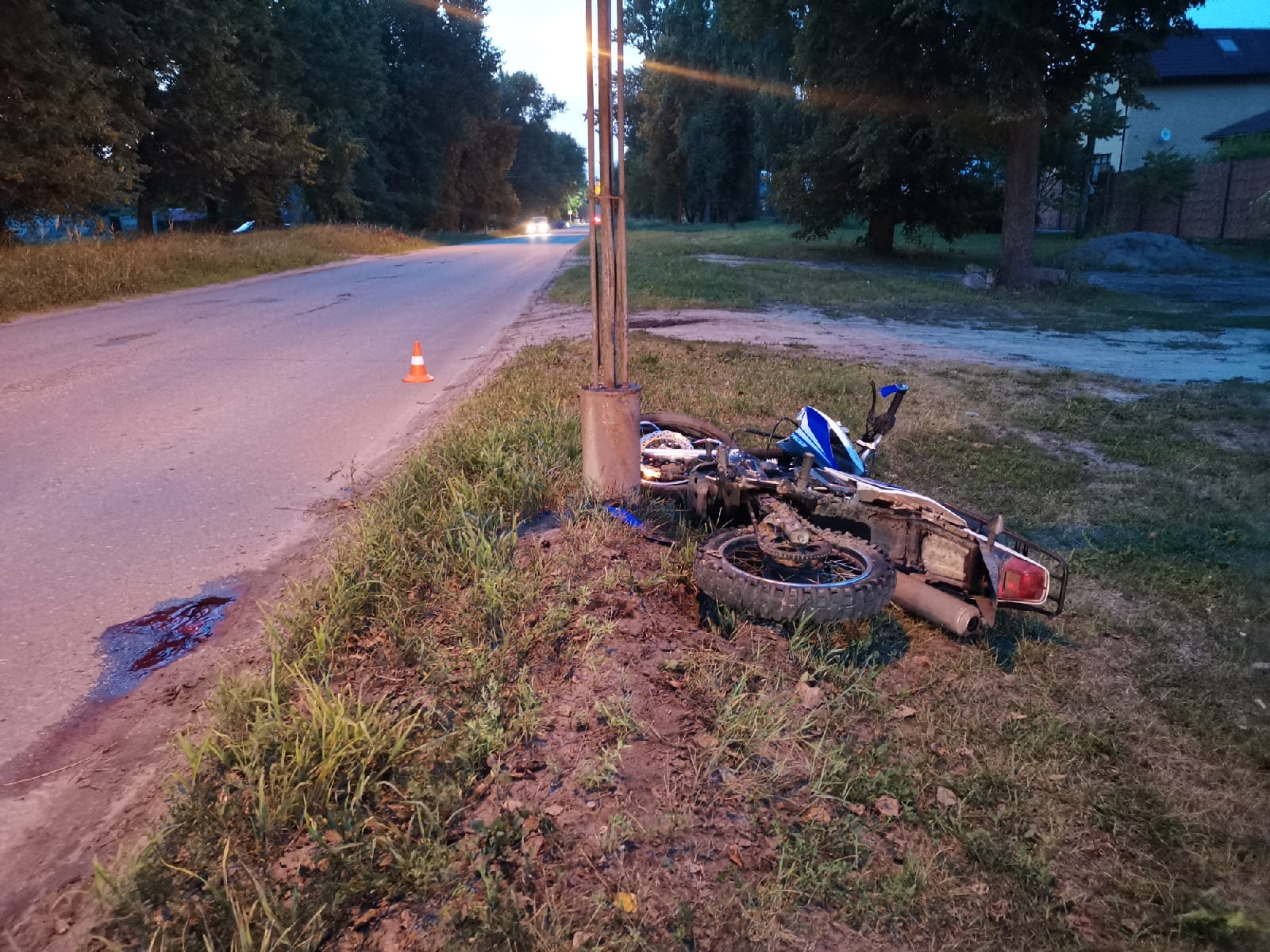 В Брянской области погиб мотоциклист