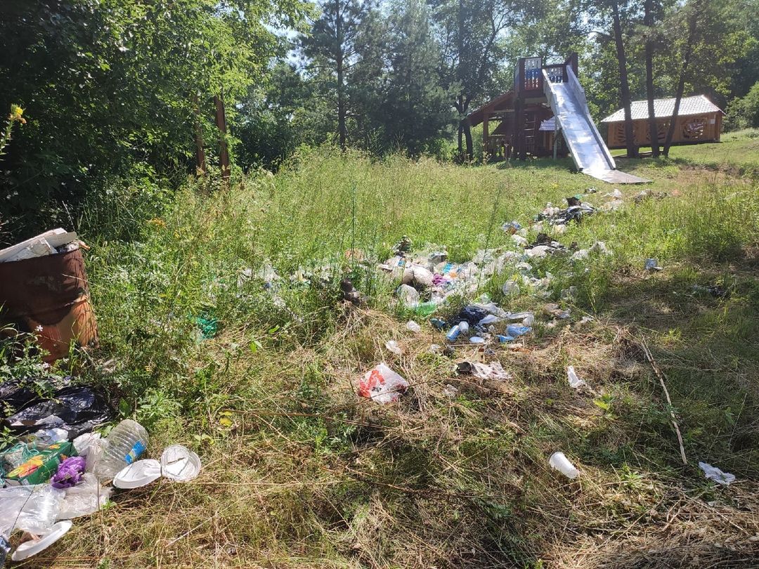 С кордона “У Михалыча” под Навлей вывезли мусор после отдыхающих
