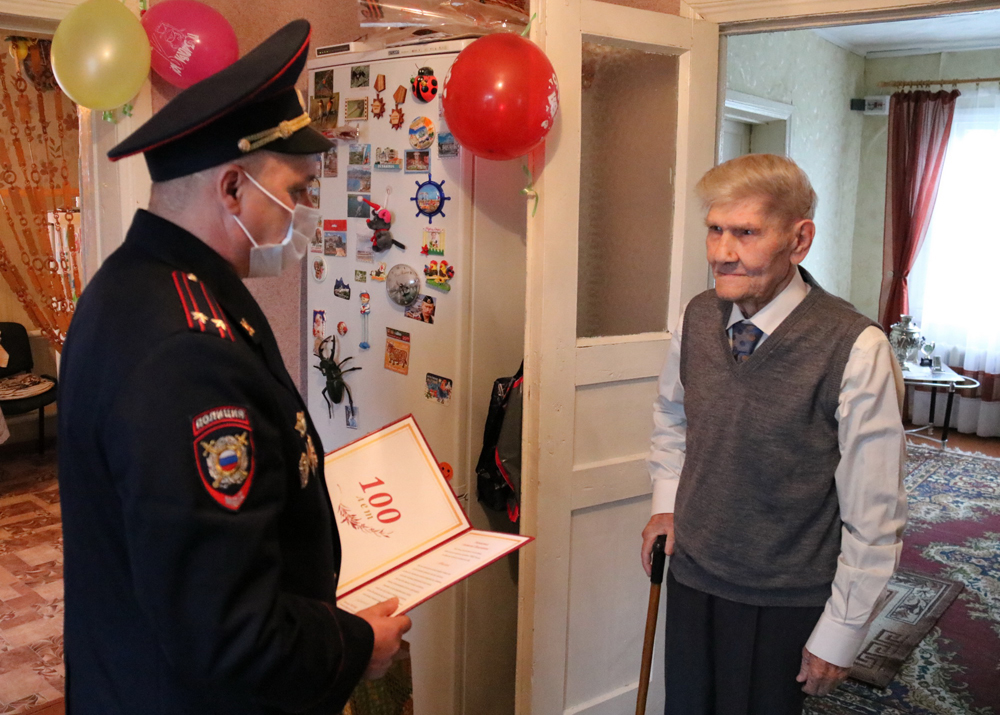В Брянской области живет 100-летний ветеран Великой Отечественной войны
