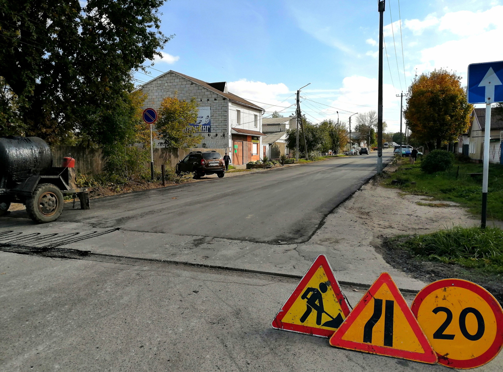 Участок улицы Некрасова отремонтировали в Новозыбкове