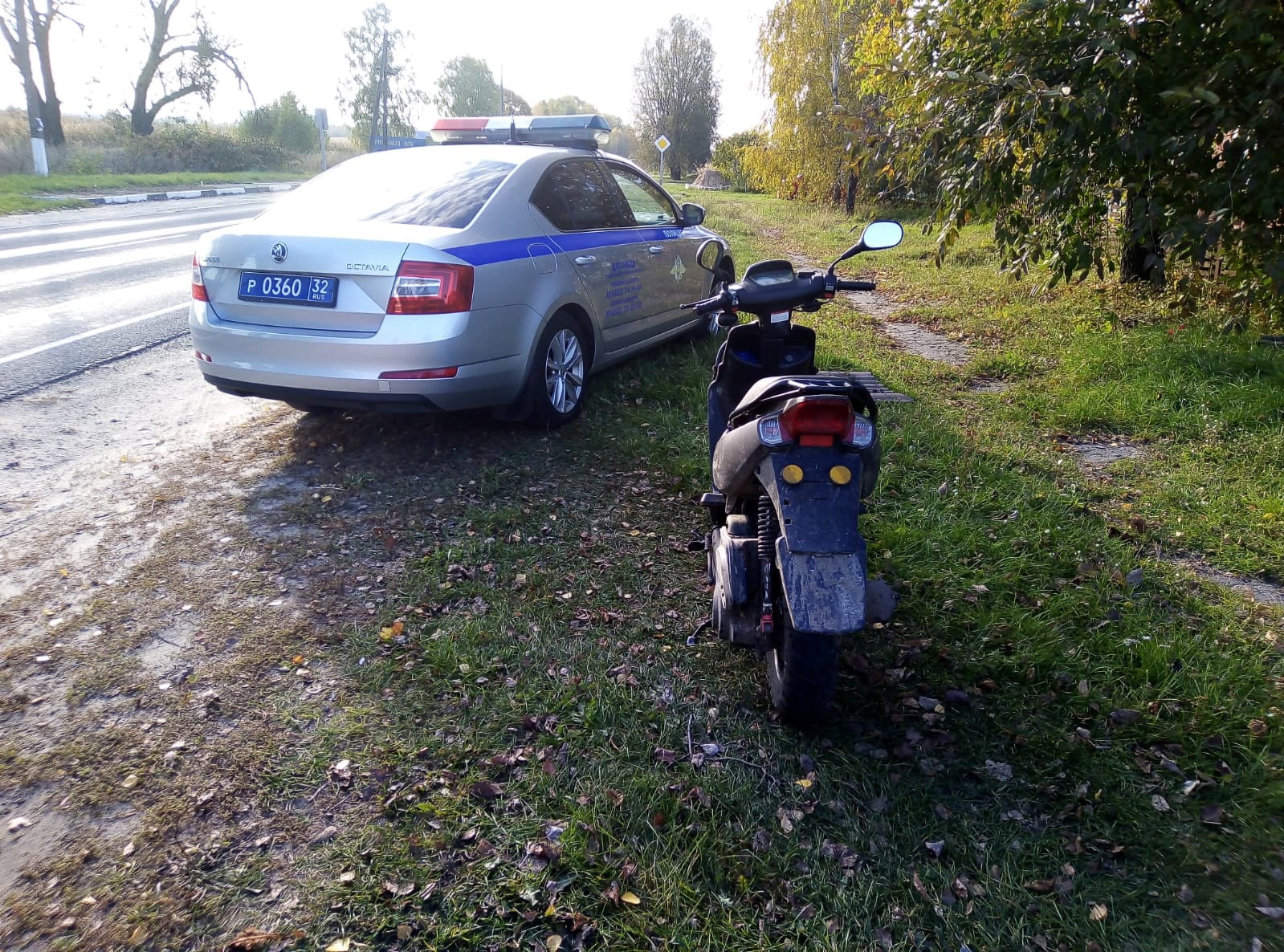 «Покатушки» водителю мопеда из Новозыбкова обойдутся в 16 тысяч рублей