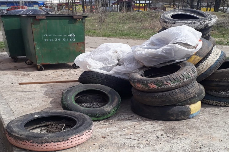 В Брянской области для автомобилистов объявили акцию по сдаче шин в утиль