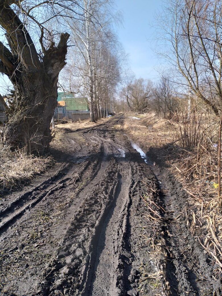 В селе под Брянском вместо трактора для «скорой» просят новую дорогу