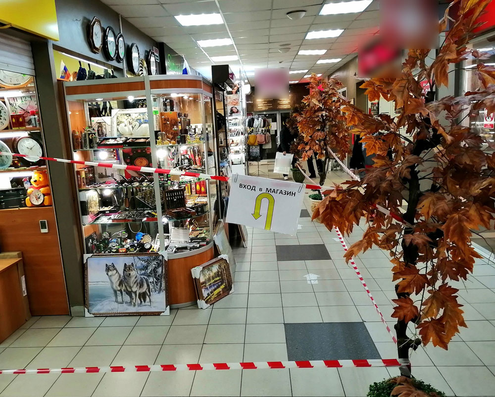 Торговые центры Новозыбкова стали свободны от посетителей