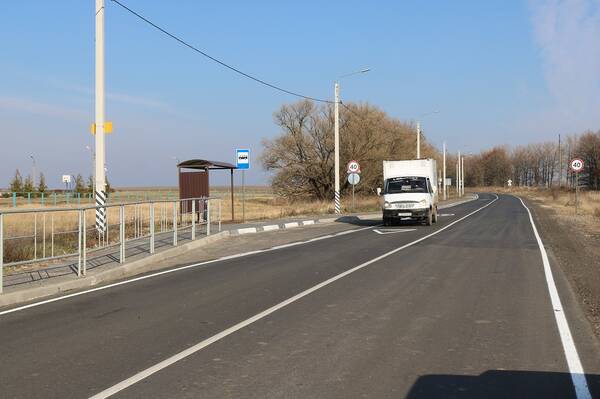 В Комаричском районе завершен капитальный ремонт участка дороги Комаричи-Севск