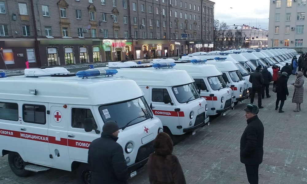 Под Новый год больница Новозыбкова получила новый УАЗ