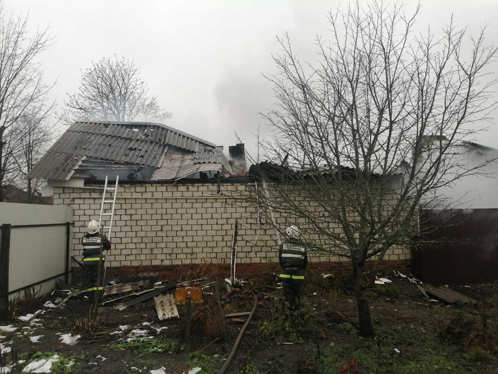 При пожаре в Злынковском районе люди не пострадали
