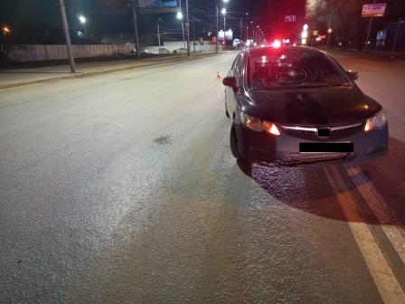 В Брянске водитель Honda Civic допустил наезд на 14-летнюю девочку