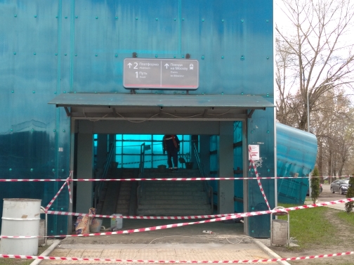 На станции Брянск-Льговский начался ремонт надземного перехода