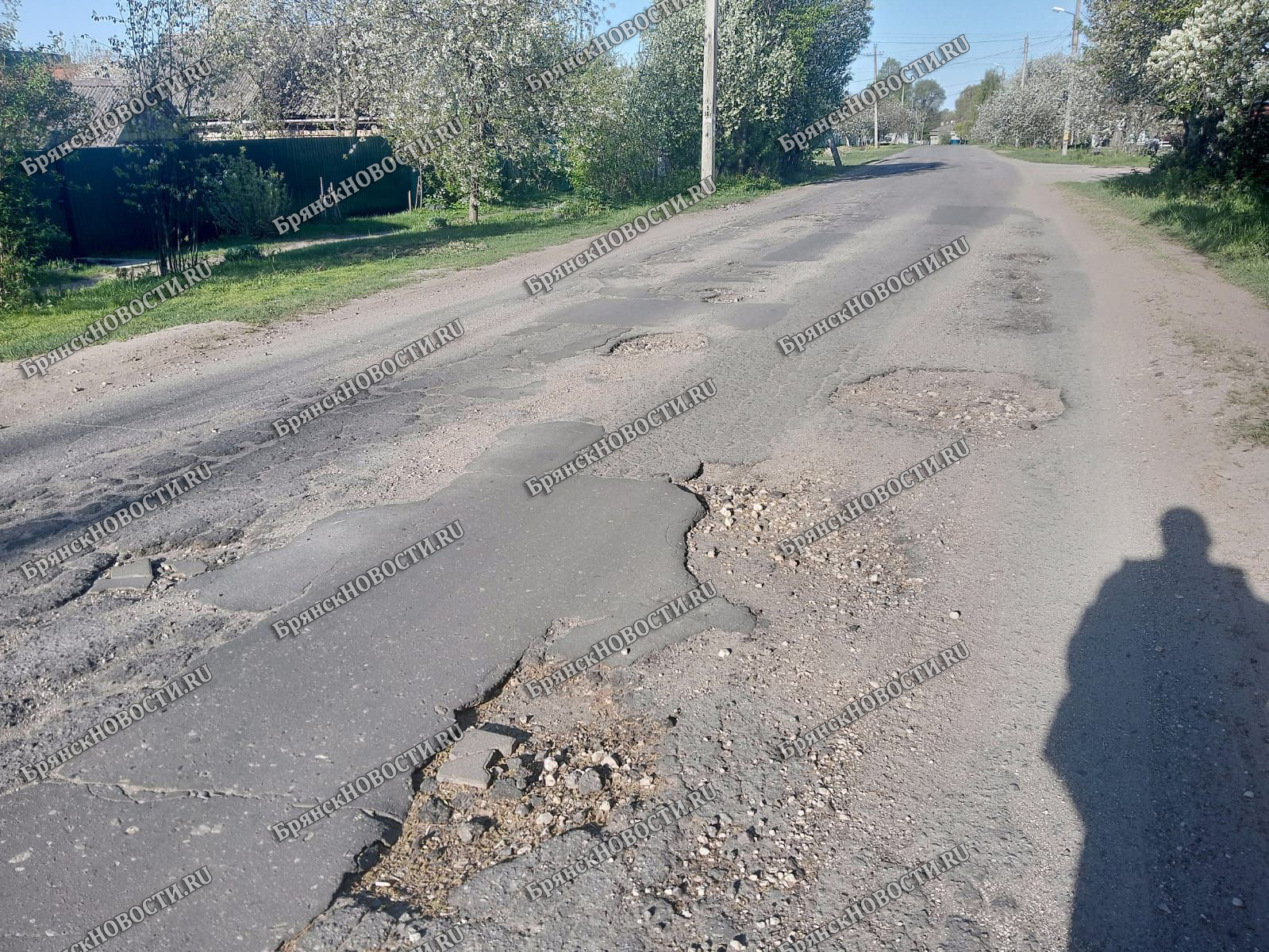 Стала опасной улица в Новозыбкове имени партизана Попудренко