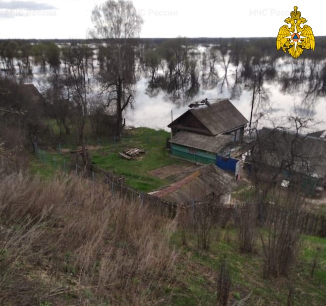 В Брянской области затопило еще один дом
